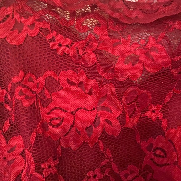 MIUSOL Red Lace Party Dress 2XL - Picture 3 of 7